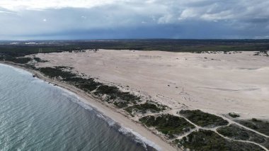 Lancelin, Avustralya 2 Haziran 2025: Lancelin Batı Avustralya 'nın kum tepeleri ve plajları