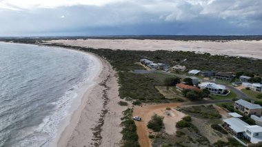 Lancelin, Avustralya 2 Haziran 2025: Lancelin Batı Avustralya 'nın kum tepeleri ve plajları