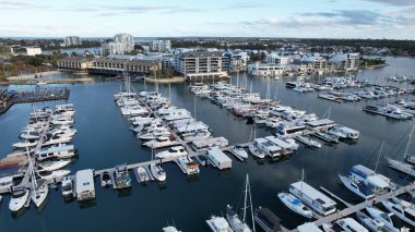 Mandurah, Avustralya 31 Mayıs 2025: Mandurah Sahil Marina Kasabası