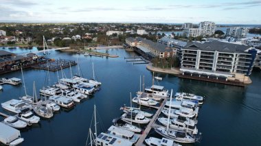 Mandurah, Avustralya 31 Mayıs 2025: Mandurah Sahil Marina Kasabası