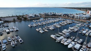 Mandurah, Avustralya 31 Mayıs 2025: Mandurah Sahil Marina Kasabası