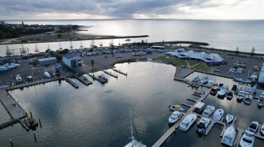 Mandurah, Avustralya 31 Mayıs 2025: Mandurah Sahil Marina Kasabası