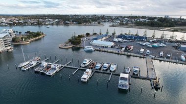 Mandurah, Avustralya 31 Mayıs 2025: Mandurah Sahil Marina Kasabası