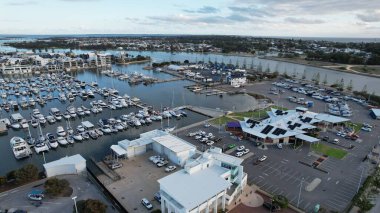 Mandurah, Avustralya 31 Mayıs 2025: Mandurah Sahil Marina Kasabası