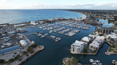 Mandurah, Avustralya 31 Mayıs 2025: Mandurah Sahil Marina Kasabası