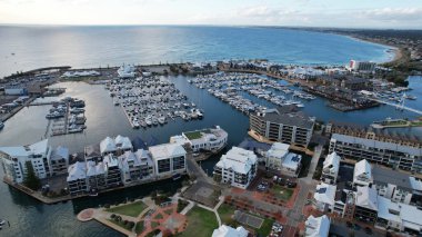 Mandurah, Avustralya 31 Mayıs 2025: Mandurah Sahil Marina Kasabası