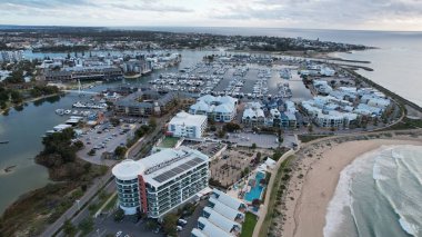 Mandurah, Avustralya 31 Mayıs 2025: Mandurah Sahil Marina Kasabası