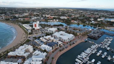 Mandurah, Avustralya 31 Mayıs 2025: Mandurah Sahil Marina Kasabası