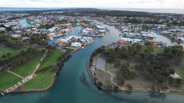 Mandurah, Avustralya 31 Mayıs 2025: Mandurah Sahil Marina Kasabası