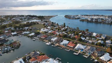 Mandurah, Avustralya 31 Mayıs 2025: Mandurah Sahil Marina Kasabası