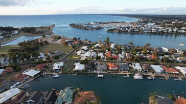 Mandurah, Avustralya 31 Mayıs 2025: Mandurah Sahil Marina Kasabası