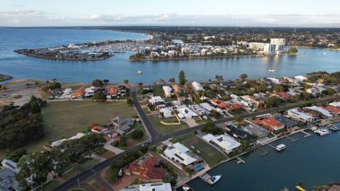 Mandurah, Avustralya 31 Mayıs 2025: Mandurah Sahil Marina Kasabası