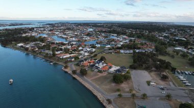 Mandurah, Avustralya 31 Mayıs 2025: Mandurah Sahil Marina Kasabası