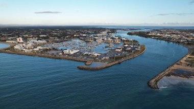 Mandurah, Avustralya 31 Mayıs 2025: Mandurah Sahil Marina Kasabası