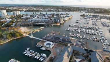 Mandurah, Avustralya 31 Mayıs 2025: Mandurah Sahil Marina Kasabası