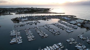 Mandurah, Avustralya 31 Mayıs 2025: Mandurah Sahil Marina Kasabası