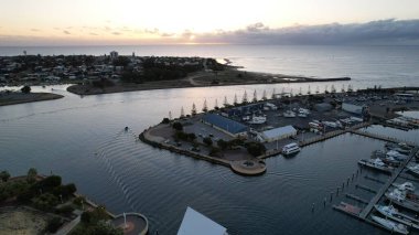 Mandurah, Avustralya 31 Mayıs 2025: Mandurah Sahil Marina Kasabası