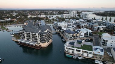 Mandurah, Avustralya 31 Mayıs 2025: Mandurah Sahil Marina Kasabası