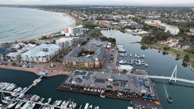 Mandurah, Avustralya 31 Mayıs 2025: Mandurah Sahil Marina Kasabası