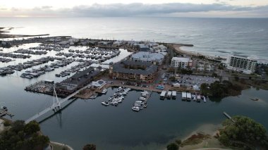 Mandurah, Avustralya 31 Mayıs 2025: Mandurah Sahil Marina Kasabası
