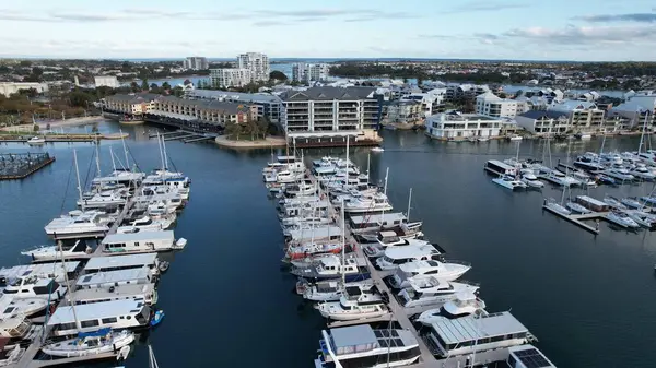 Mandurah, Avustralya 31 Mayıs 2025: Mandurah Sahil Marina Kasabası