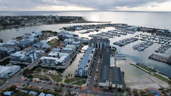 Mandurah, Avustralya 31 Mayıs 2025: Mandurah Sahil Marina Kasabası