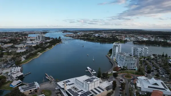 Mandurah, Avustralya 31 Mayıs 2025: Mandurah Sahil Marina Kasabası