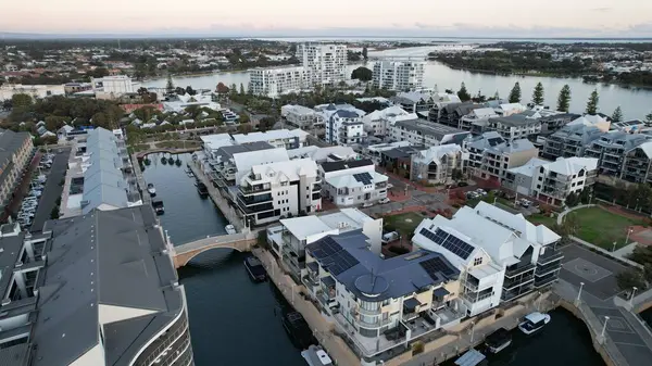 Mandurah, Avustralya 31 Mayıs 2025: Mandurah Sahil Marina Kasabası