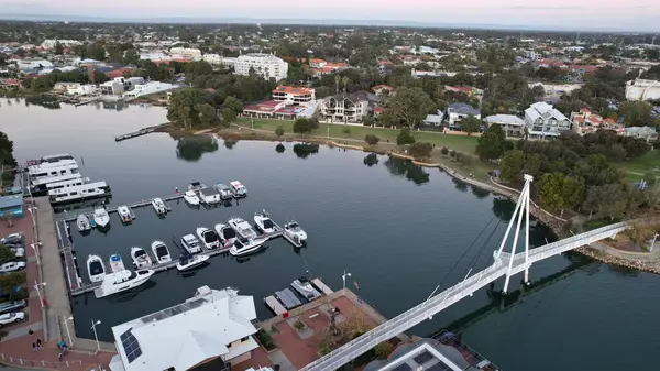 Mandurah, Avustralya 31 Mayıs 2025: Mandurah Sahil Marina Kasabası
