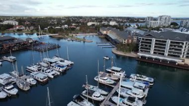 Mandurah, Avustralya 31 Mayıs 2025: Mandurah Sahil Marina Kasabası