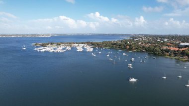 Perth, Avustralya 3 Haziran 2025: Perth 'in ünlü Mavi Tekne Evi