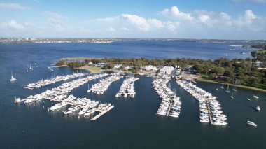 Perth, Avustralya 3 Haziran 2025: Perth 'in ünlü Mavi Tekne Evi