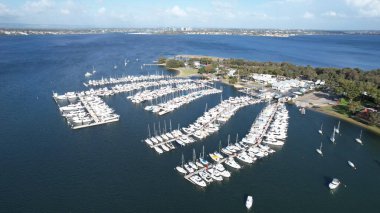 Perth, Avustralya 3 Haziran 2025: Perth 'in ünlü Mavi Tekne Evi