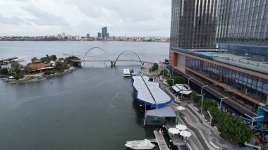 Perth, Avustralya 3 Haziran 2025: Perth CBD 'nin Elizabeth Rıhtımı