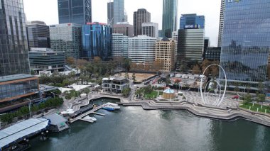 Perth, Avustralya 3 Haziran 2025: Perth CBD 'nin Elizabeth Rıhtımı