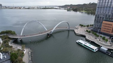 Perth, Avustralya 3 Haziran 2025: Perth CBD 'nin Elizabeth Rıhtımı