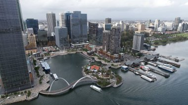 Perth, Avustralya 3 Haziran 2025: Perth CBD 'nin Elizabeth Rıhtımı