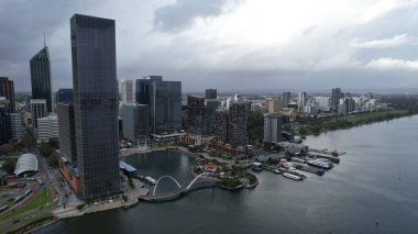 Perth, Avustralya 3 Haziran 2025: Perth CBD 'nin Elizabeth Rıhtımı