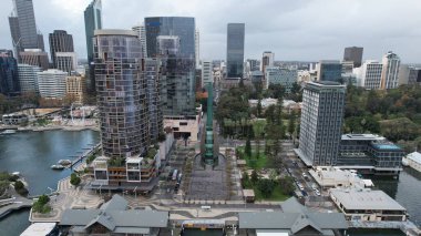 Perth, Avustralya 3 Haziran 2025: Perth CBD 'nin Elizabeth Rıhtımı