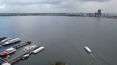 Perth, Avustralya 3 Haziran 2025: Perth CBD 'nin Elizabeth Rıhtımı