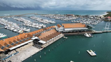 Hillarys, Avustralya 3 Haziran 2025: The Hillarys Boat Harbour of Perth CBD