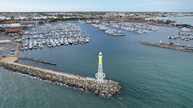 Hillarys, Avustralya 3 Haziran 2025: The Hillarys Boat Harbour of Perth CBD