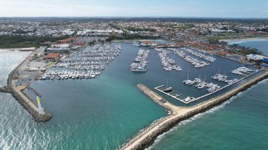 Hillarys, Avustralya 3 Haziran 2025: The Hillarys Boat Harbour of Perth CBD