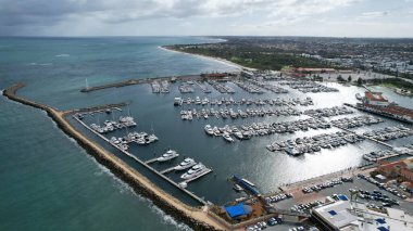 Hillarys, Avustralya 3 Haziran 2025: The Hillarys Boat Harbour of Perth CBD