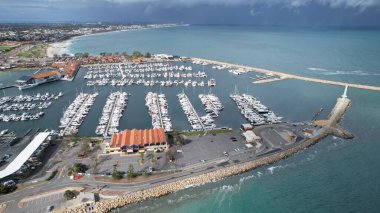 Hillarys, Avustralya 3 Haziran 2025: The Hillarys Boat Harbour of Perth CBD