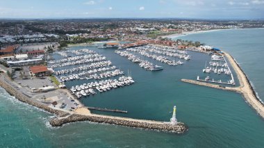 Hillarys, Avustralya 3 Haziran 2025: The Hillarys Boat Harbour of Perth CBD