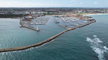 Hillarys, Avustralya 3 Haziran 2025: The Hillarys Boat Harbour of Perth CBD