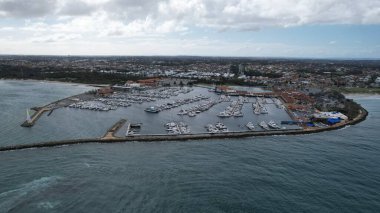 Hillarys, Avustralya 3 Haziran 2025: The Hillarys Boat Harbour of Perth CBD