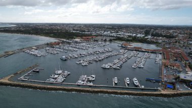Hillarys, Avustralya 3 Haziran 2025: The Hillarys Boat Harbour of Perth CBD