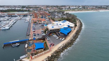 Hillarys, Avustralya 3 Haziran 2025: The Hillarys Boat Harbour of Perth CBD